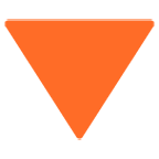 🔻 Emoji Triângulo Vermelho Para Baixo na Google Android 5.0.