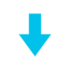 Émoji ⬇️ Flèche Bas sur Google Android 5.0.