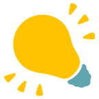 Emoji 💡 Lampadina su Google Android 5.0.