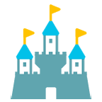 Émoji 🏰 Château sur Google Android 5.0.