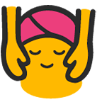 Emoji 💆 Persona Che Riceve Un Massaggio su Google Android 5.0.