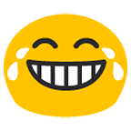 Emoji 😂 Faccina Con Lacrime Di Gioia su Google Android 5.0.