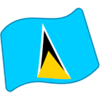 🇱🇨 Emoji Bandera: Santa Lucía en Google Android 5.0.