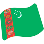🇹🇲 Emoji Bandera: Turkmenistán en Google Android 5.0.
