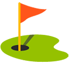Émoji ⛳ Drapeau De Golf sur Google Android 5.0.