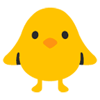 Emoji 🐥 Pulcino Visto Di Fronte su Google Android 5.0.