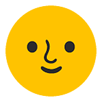 🌝 Emoji Rosto Da Lua Cheia na Google Android 5.0.