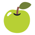 Emoji 🍏 Mela Verde su Google Android 5.0.