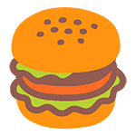 Emoji 🍔 Hamburger su Google Android 5.0.