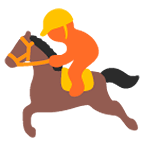 🏇 Emoji Corrida De Cavalos na Google Android 5.0.