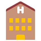 Emoji 🏨 Hotel su Google Android 5.0.