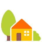 Emoji 🏡 Casa Con Giardino su Google Android 5.0.