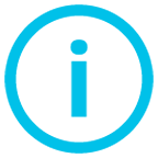 ℹ️ Emoji Buchstabe „i“ in blauem Quadrat Google Android 5.0.