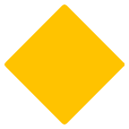 Emoji 🔶 Rombo Arancione Grande su Google Android 5.0.