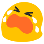 😭 Emoji Cara Llorando Fuerte en Google Android 5.0.