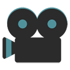 Emoji 🎥 Cinepresa su Google Android 5.0.