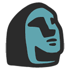 🗿 Emoji Estatua Moái en Google Android 5.0.