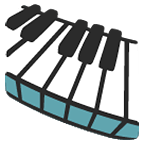 Émoji 🎹 Piano sur Google Android 5.0.
