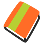 📔 Emoji Notizbuch mit dekorativem Einband Google Android 5.0.