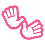 Emoji 👐 Mani Aperte su Google Android 5.0.