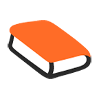 📙 Emoji orangefarbenes Buch Google Android 5.0.