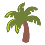 🌴 Emoji Palmeira na Google Android 5.0.