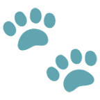 Émoji 🐾 Empreintes D’animaux sur Google Android 5.0.