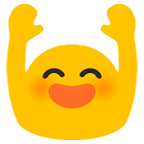 Emoji 🙌 Mani Alzate su Google Android 5.0.