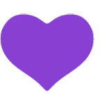 Emoji 💜 Cuore Viola su Google Android 5.0.