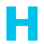 🇭 Emoji Indicador regional símbolo letra H en Google Android 5.0.