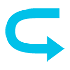 Émoji ↪️ Flèche Courbe Droite sur Google Android 5.0.