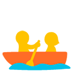 Emoji 🚣 Persona In Barca A Remi su Google Android 5.0.