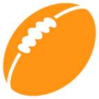 🏉 Emoji Balón De Rugby en Google Android 5.0.