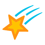 Émoji 🌠 étoile Filante sur Google Android 5.0.