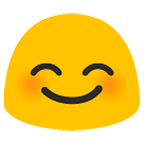 😊 Emoji lächelndes Gesicht mit lachenden Augen Google Android 5.0.