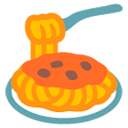 Emoji 🍝 Spaghetti su Google Android 5.0.
