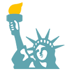 Emoji 🗽 Statua Della Libertà su Google Android 5.0.