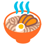 Emoji 🍜 Ciotola Fumante su Google Android 5.0.