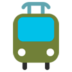 Emoji 🚊 Tram su Google Android 5.0.
