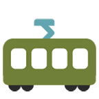 Emoji 🚋 Vagone Del Tram su Google Android 5.0.