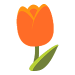 Emoji 🌷 Tulipano su Google Android 5.0.