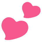 💕 Emoji Dois Corações na Google Android 5.0.