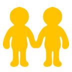 Émoji 👬 Deux Hommes Se Tenant La Main sur Google Android 5.0.