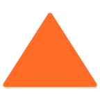 Emoji 🔺 Triangolo Rosso Con Punta Verso L’alto su Google Android 5.0.