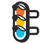 Émoji 🚦 Feu Tricolore Vertical sur Google Android 5.0.