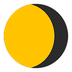 Émoji 🌖 Lune Gibbeuse Décroissante sur Google Android 5.0.