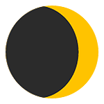 Emoji 🌒 Luna Crescente su Google Android 5.0.