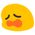 Emoji 😩 Faccina Esausta su Google Android 5.0.