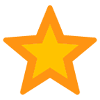 ⭐ Emoji Estrella Blanca Mediana en Google Android 5.0.
