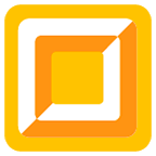 Emoji 🔳 Tasto Quadrato Nero Con Bordo Bianco su Google Android 5.0.